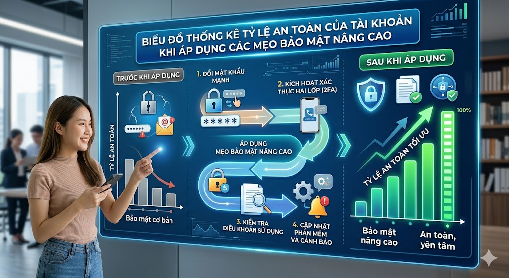 Biểu đồ thống kê tỷ lệ an toàn