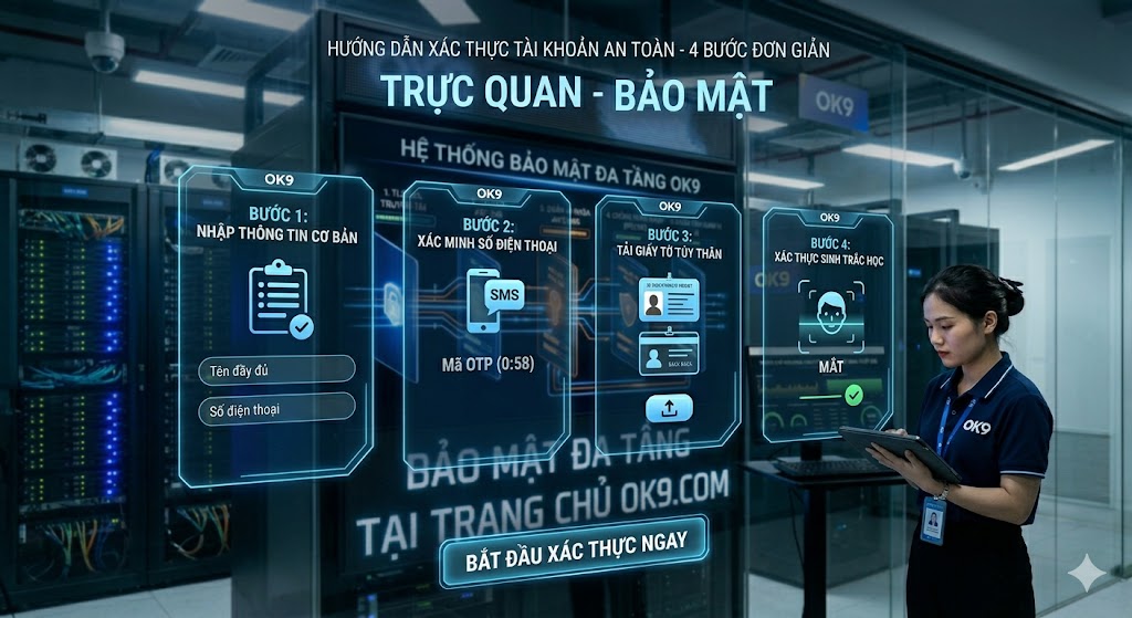 giao diện xác thực tài khoản 